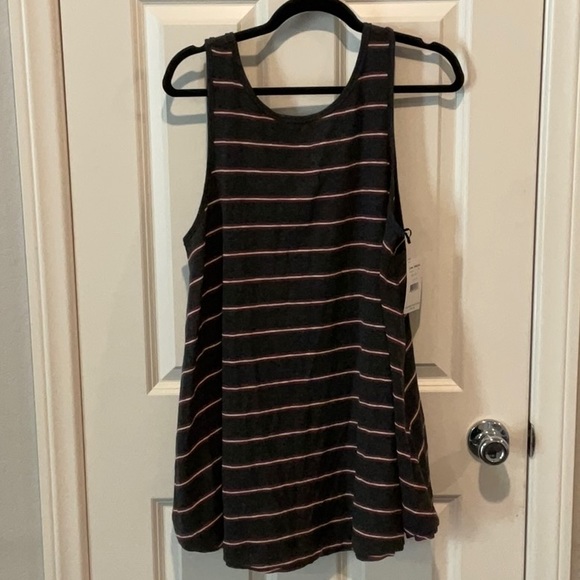 We The Free Tops - (B69) We the Free Free People Striped Tank Top Long Size Medium